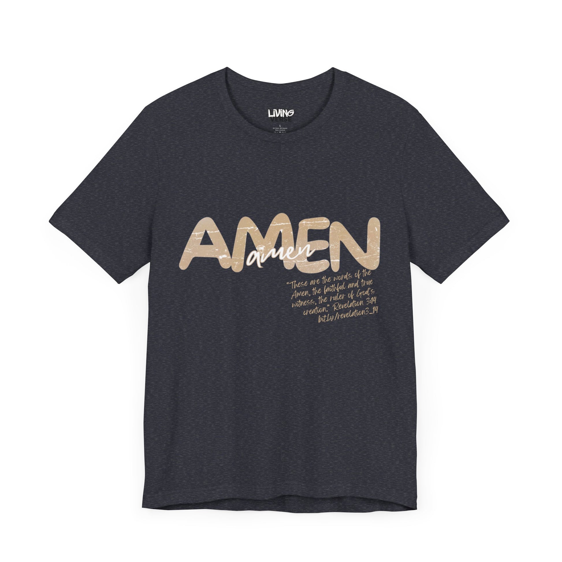 "The Amen" - Unisex Tee - Textured Cream