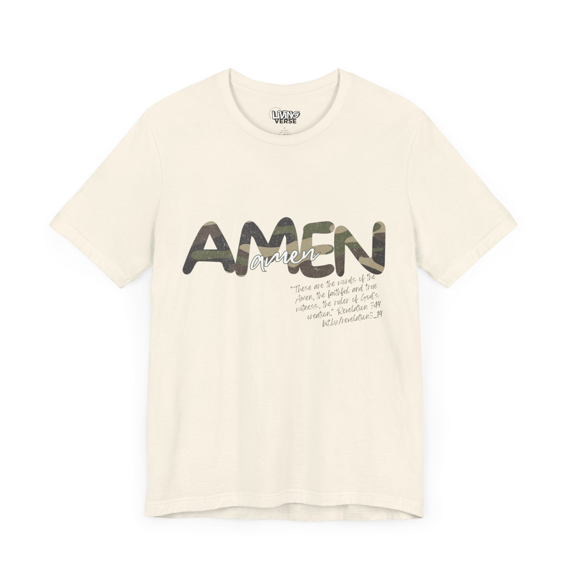 "The Amen" - Unisex Tee - Distressed Camouflage