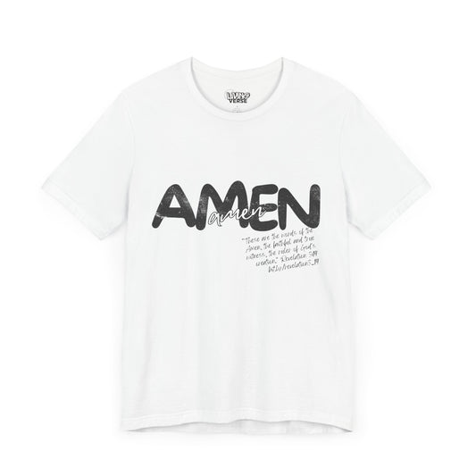 "The Amen" - Unisex Tee - Scratched Dust
