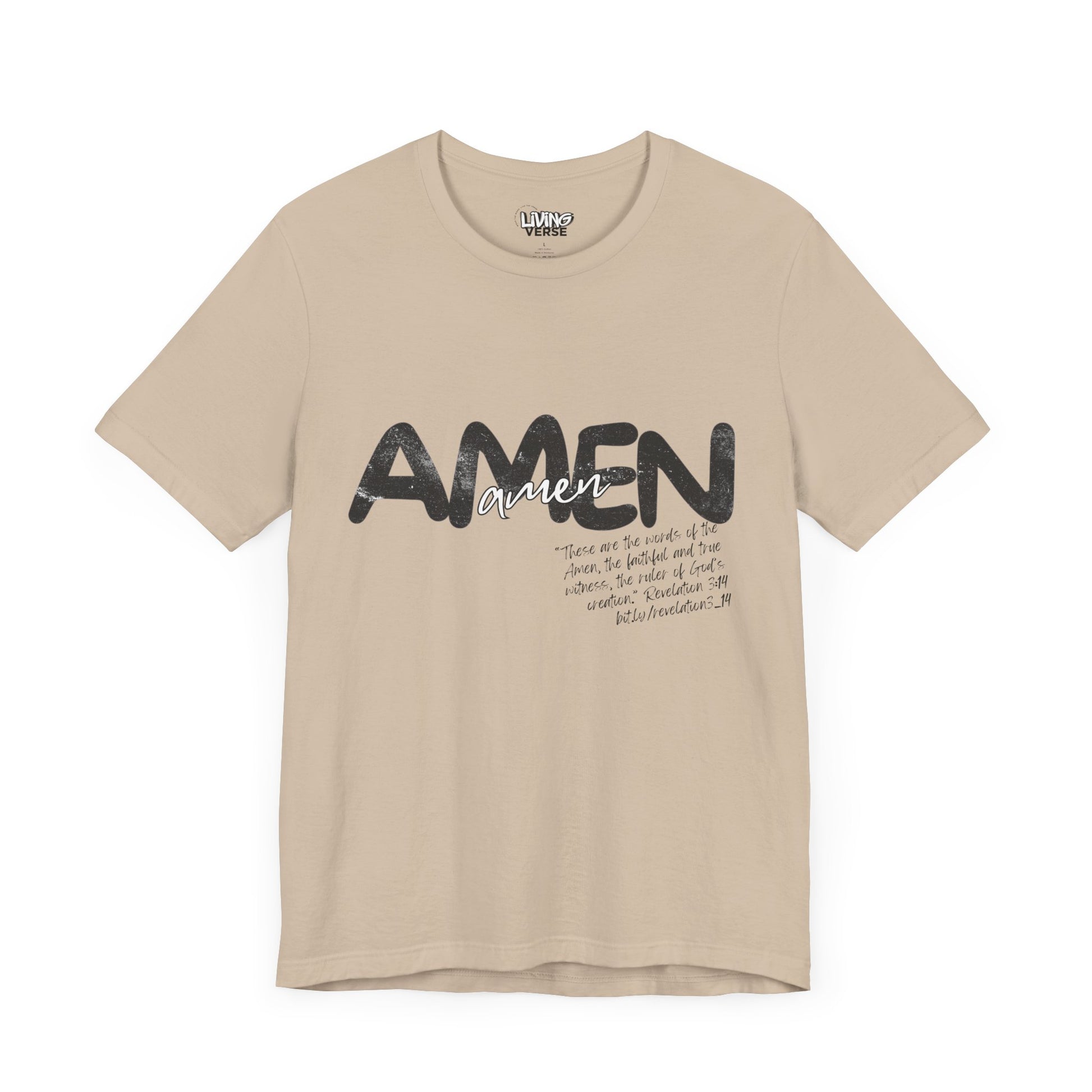 "The Amen" - Unisex Tee - Scratched Dust