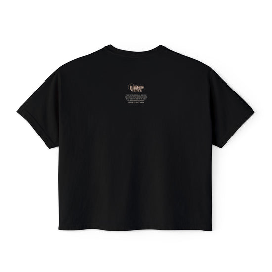 Faith Inspired Women's Boxy Tee - Proverbs 3:5-6 
