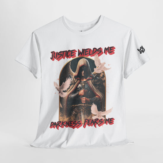 Ascend - Unisex Classic Fit Tee - Justice Wields Me. Darkness Fears Me