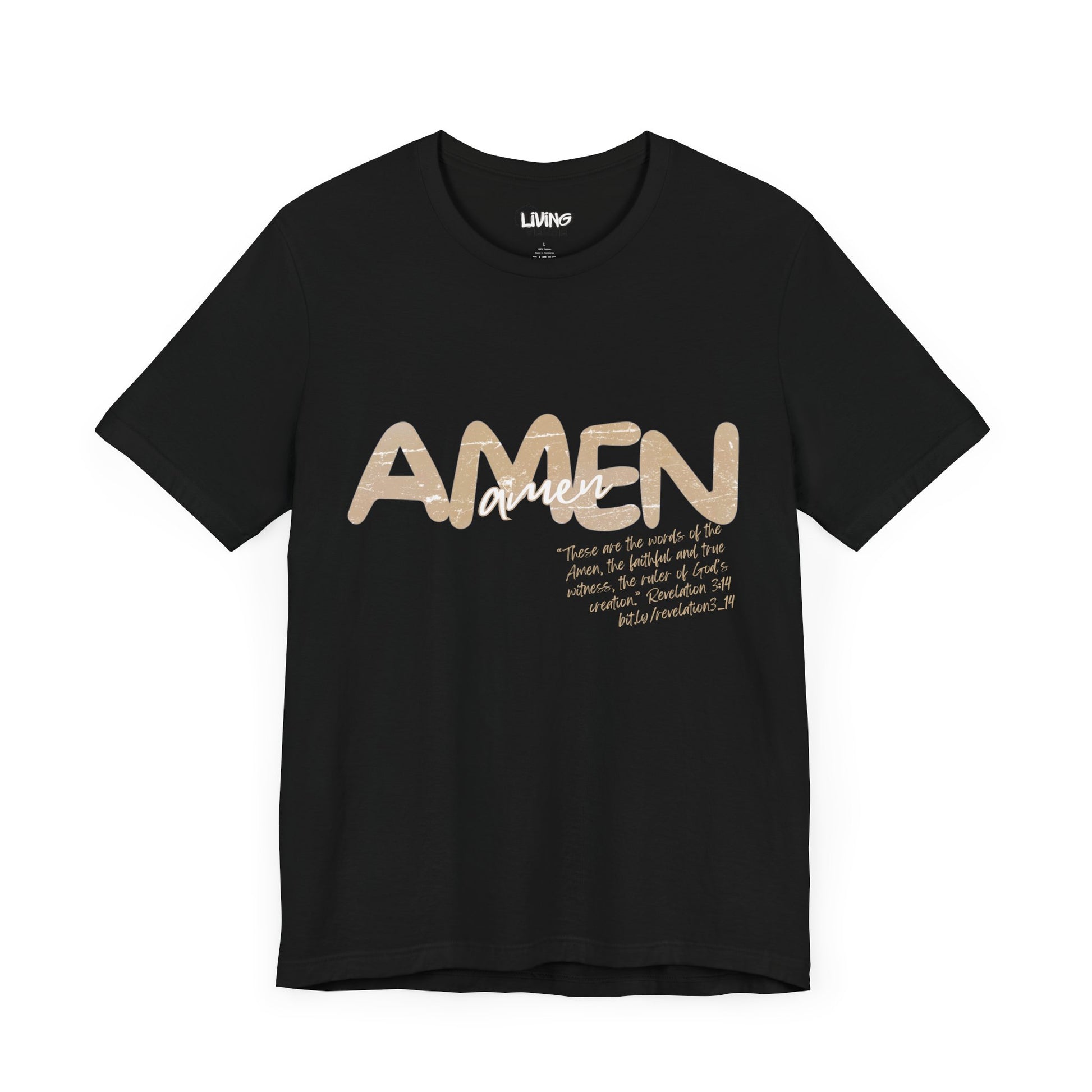 "The Amen" - Unisex Tee - Textured Cream
