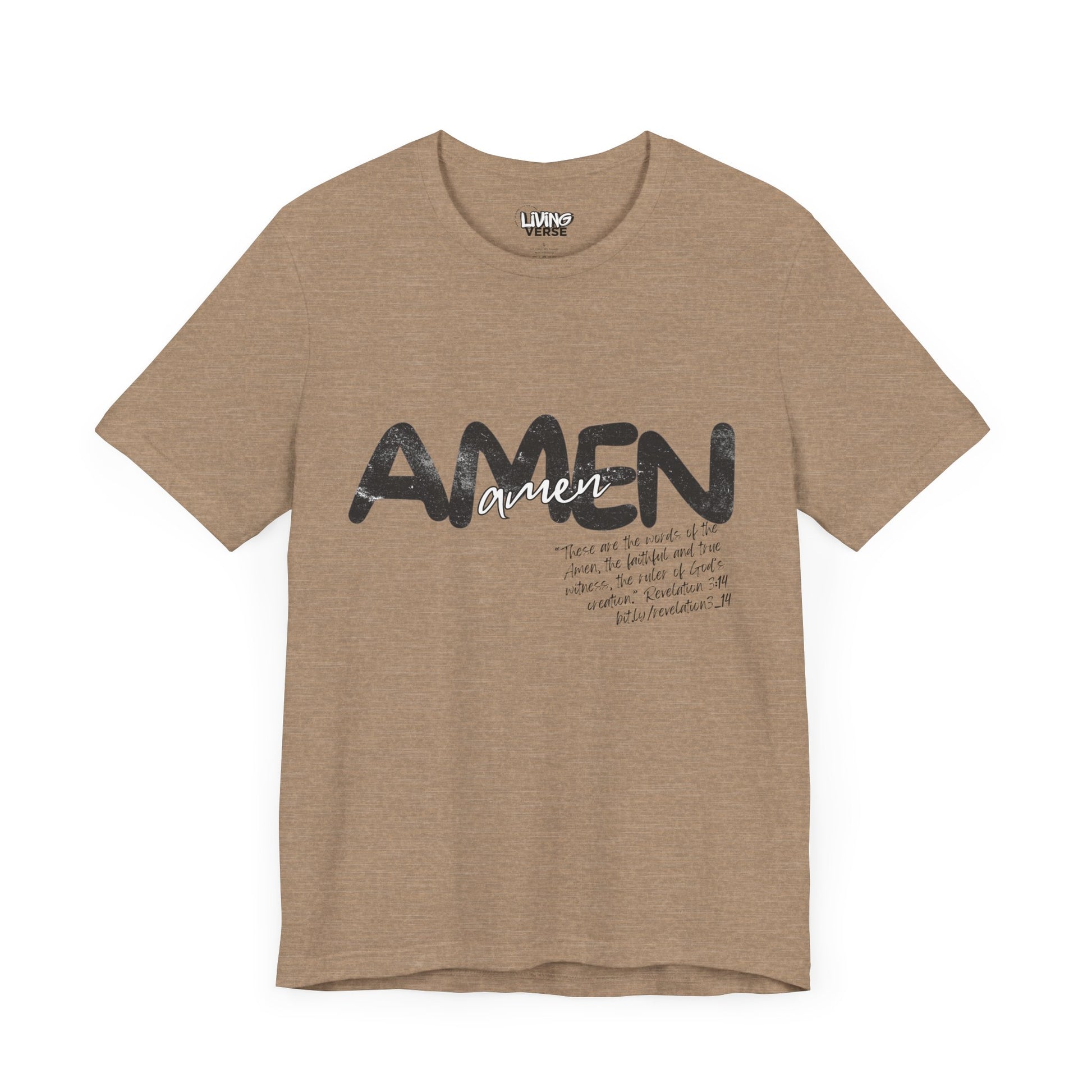"The Amen" - Unisex Tee - Scratched Dust