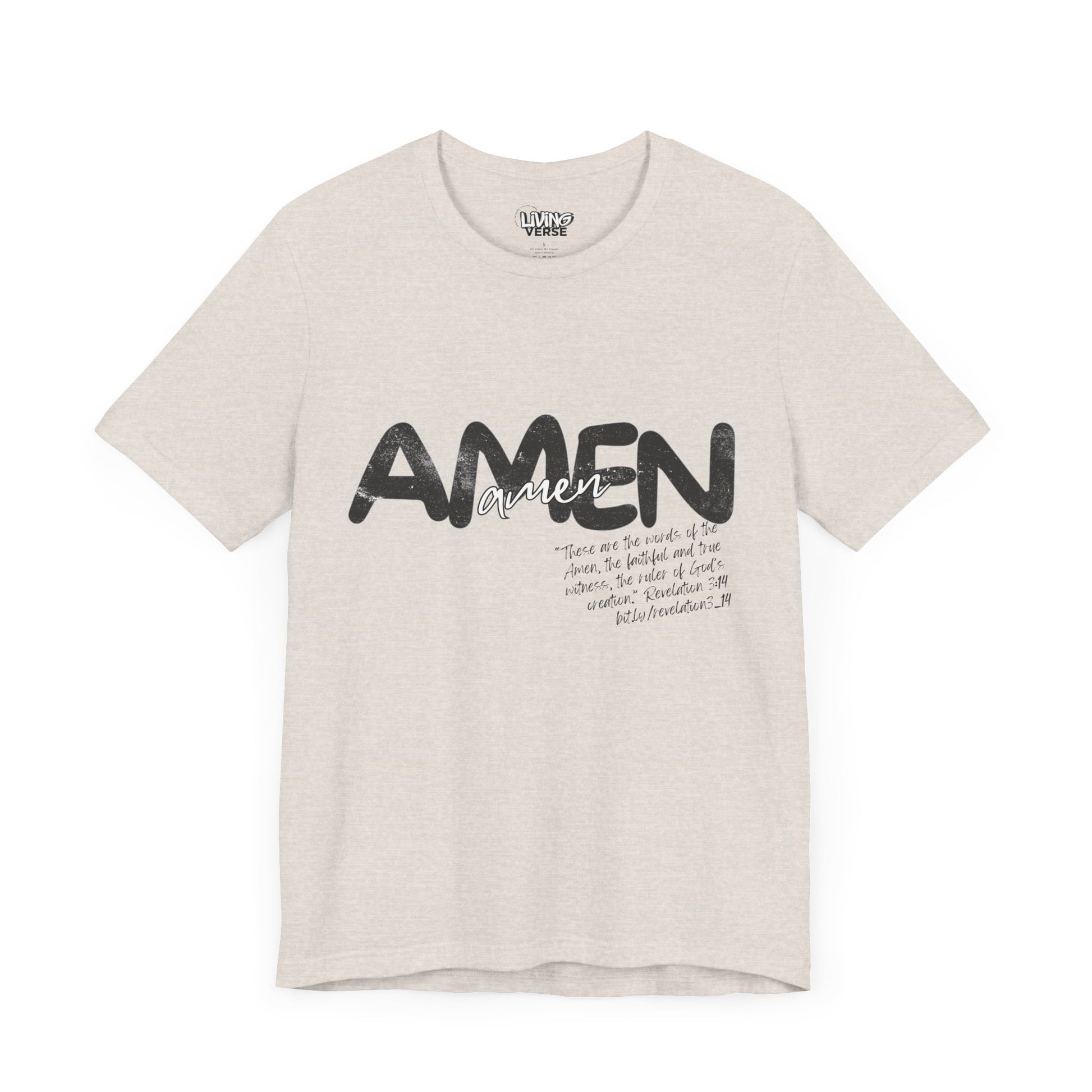 "The Amen" - Unisex Tee - Scratched Dust
