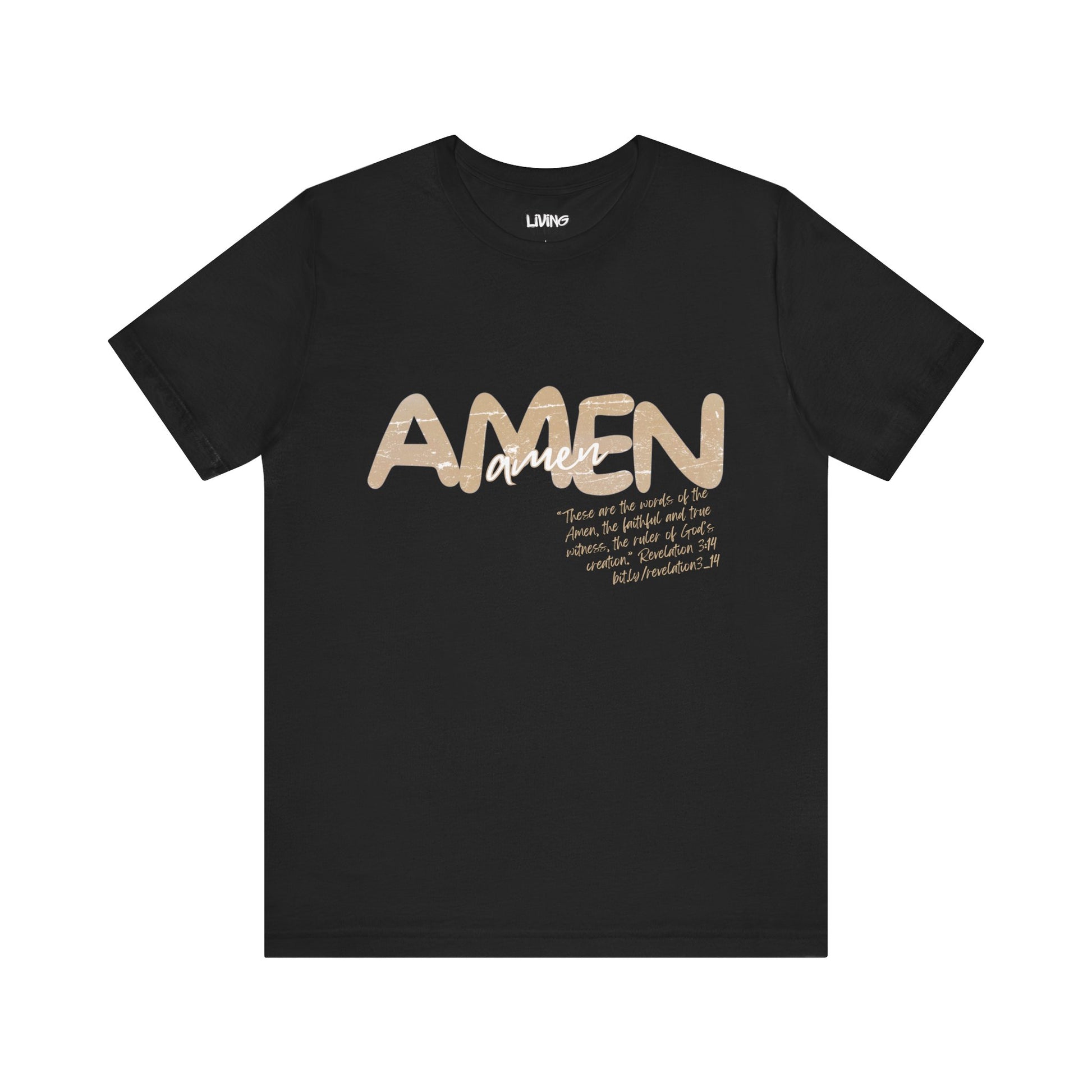"The Amen" - Unisex Tee - Textured Cream