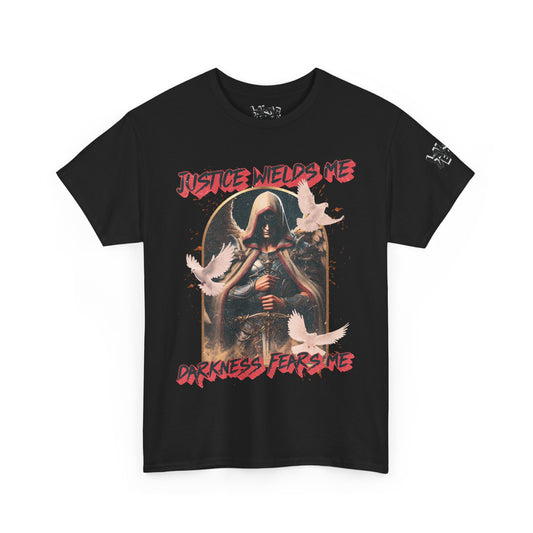 Ascend - Unisex Classic Fit Tee - Justice Wields Me. Darkness Fears Me