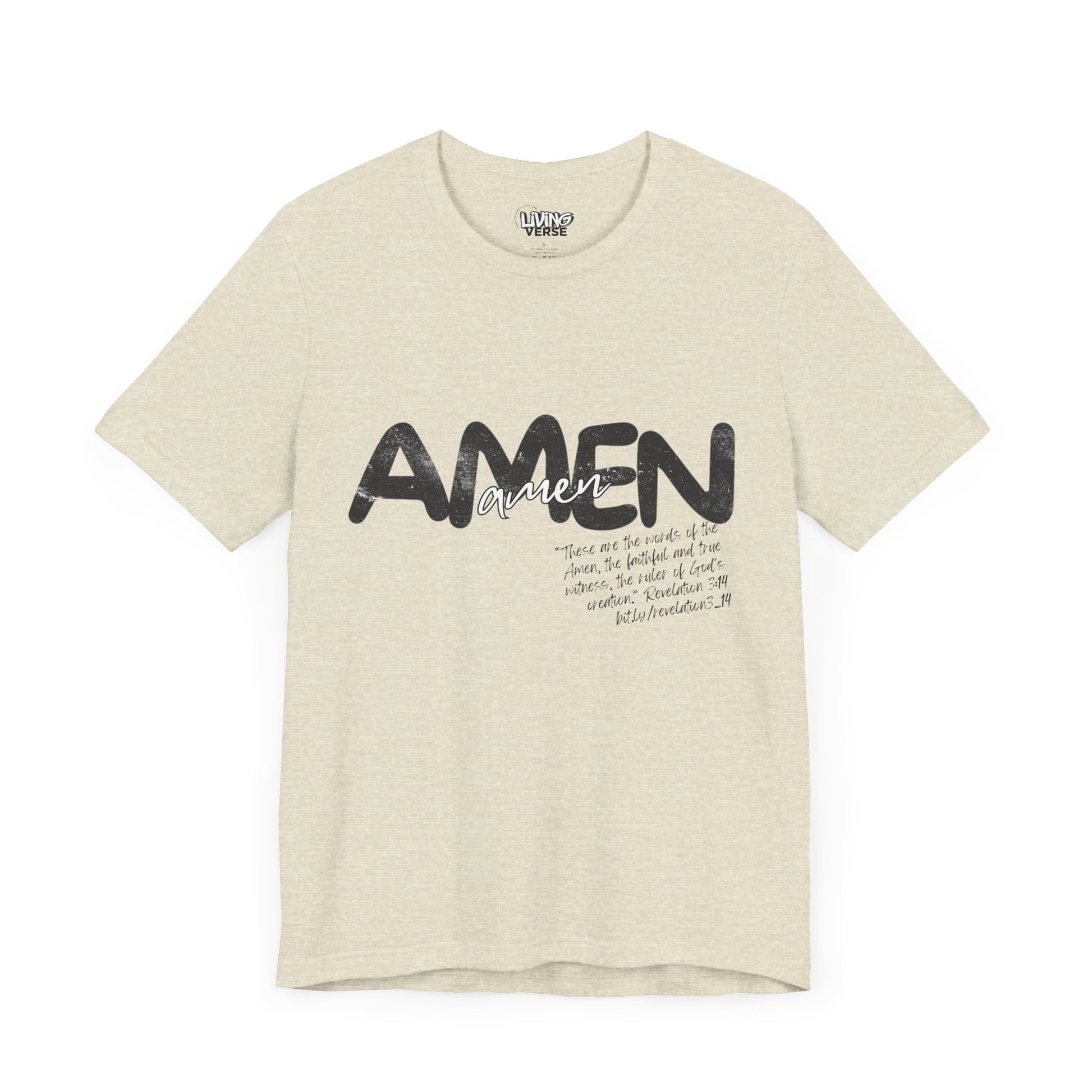 "The Amen" - Unisex Tee - Scratched Dust